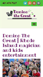 Mobile Screenshot of dominothegreat.com
